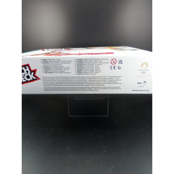 Tech Deck Skys Paris 2024 Ramp Olympic Skateboarding Fingerboard Set W/Board - Picture 7 of 9